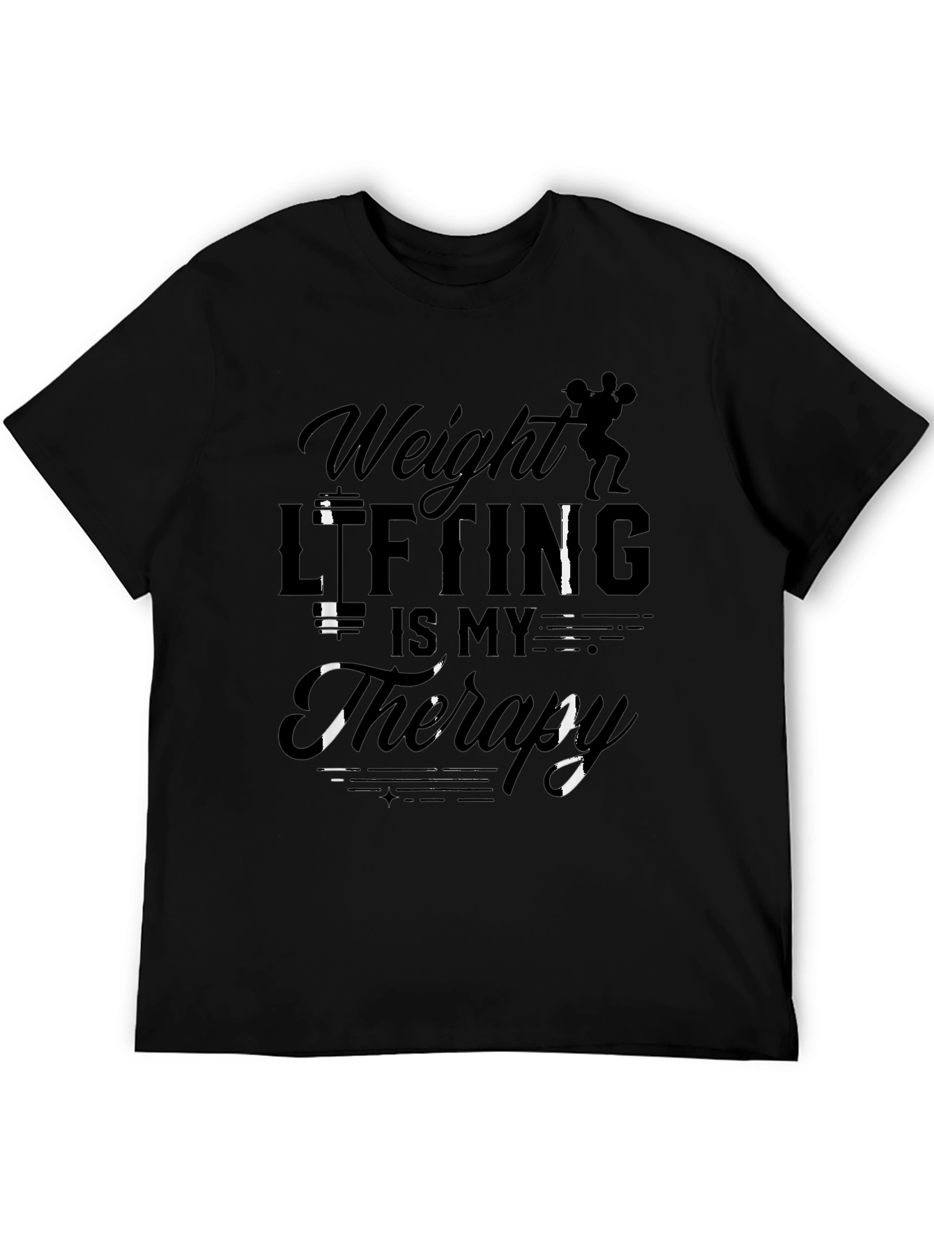 Weight Lifting Therapy Graphic T-Shirt
