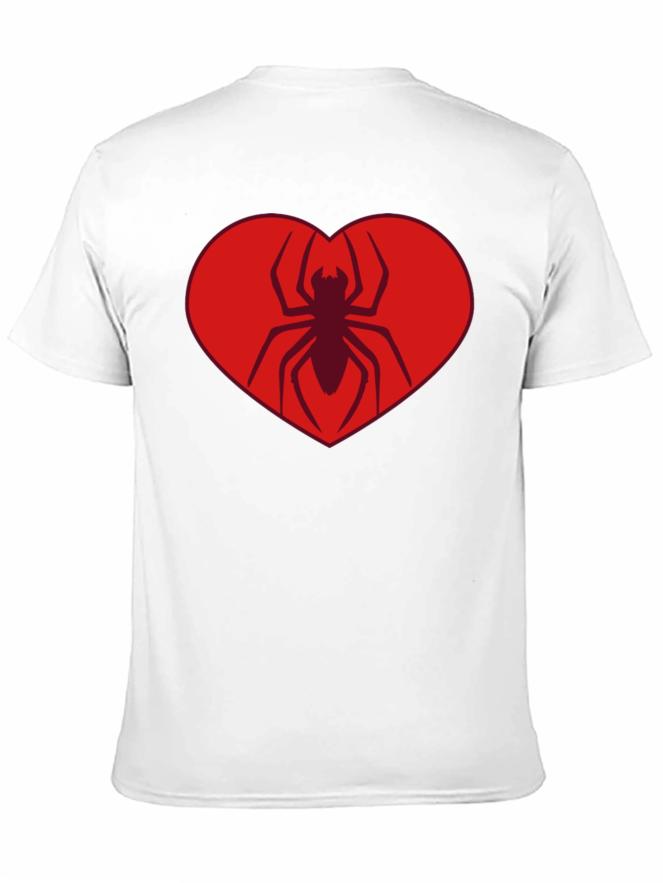 Spider Heart Tee - Cool Graphic Black T-Shirt
