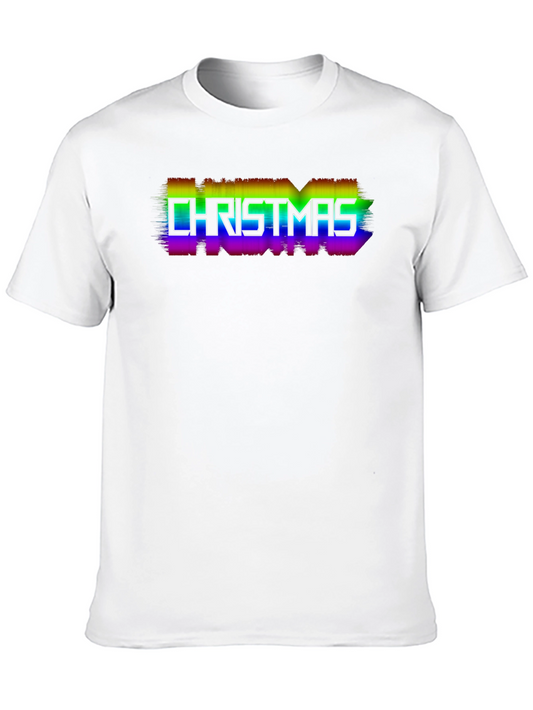 Rainbow Christmas T-Shirt - Festive Holiday Style