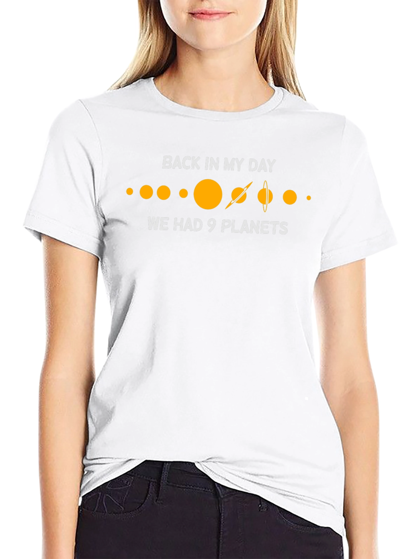 Back In My Day 9 Planets T-Shirt