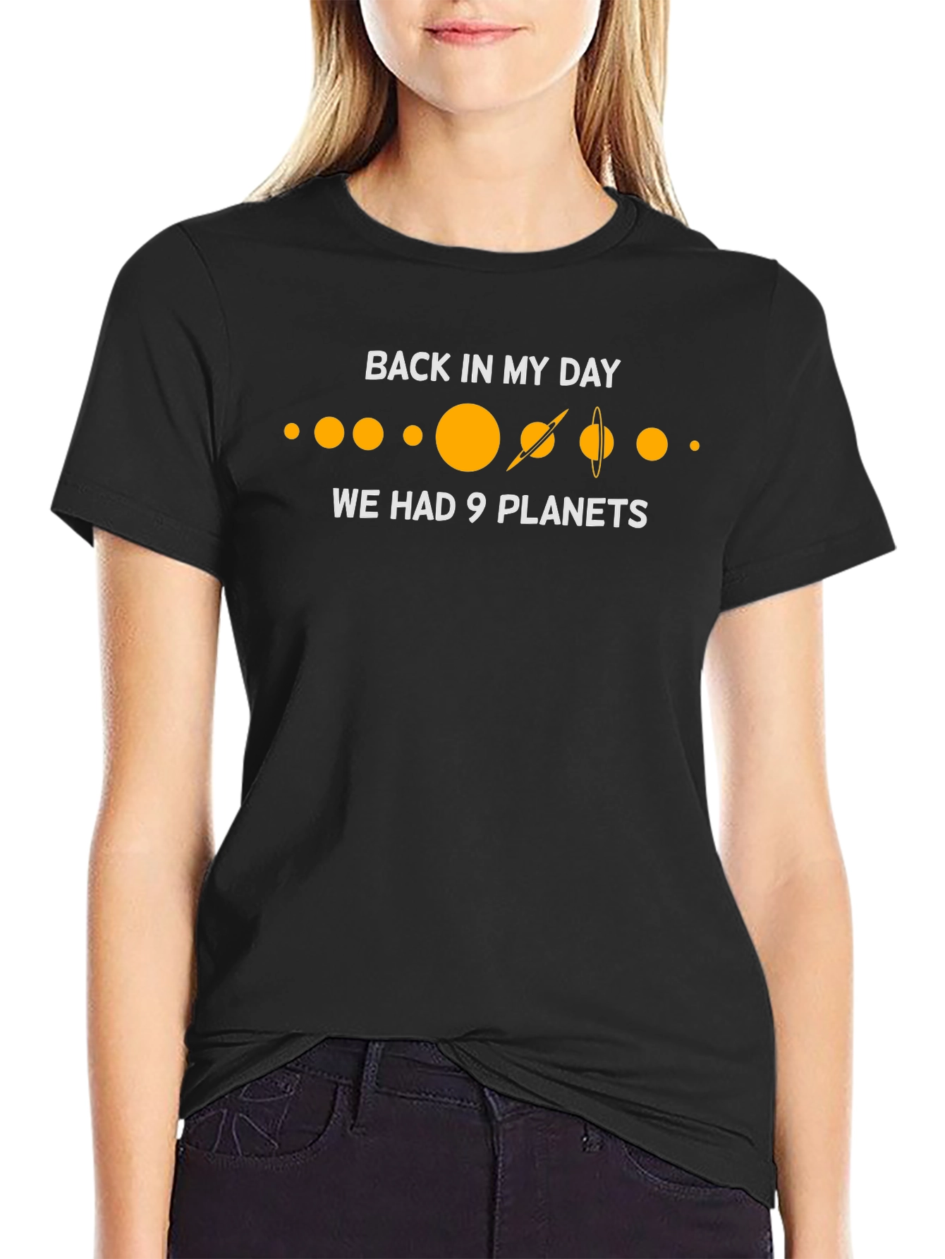 Back In My Day 9 Planets T-Shirt