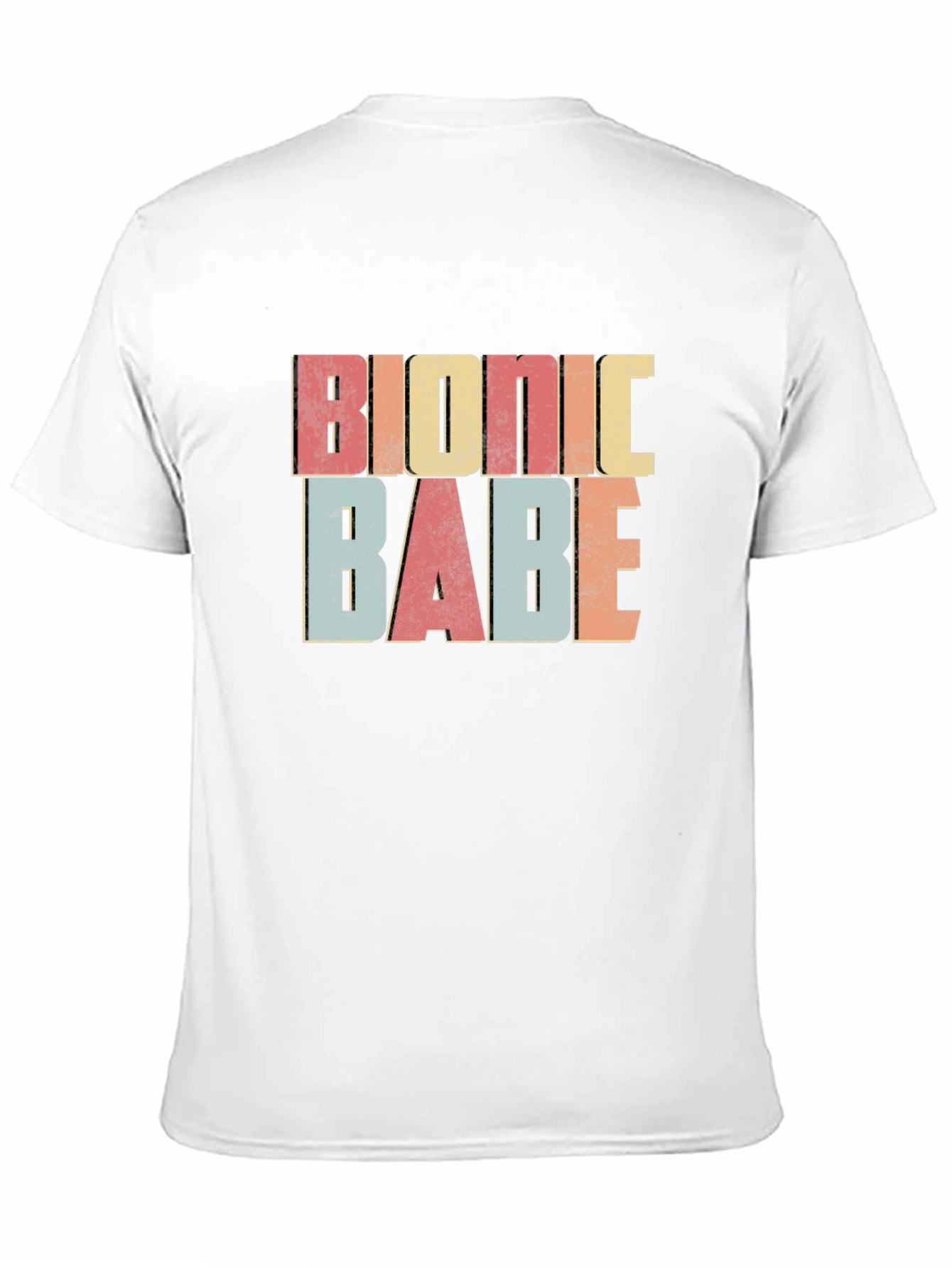 Bionic Babe Retro Graphic Tee - Trendy & Fun