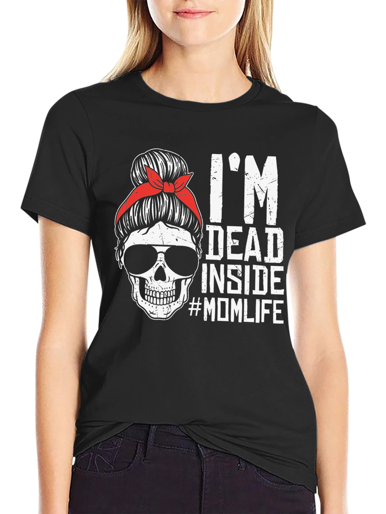 Im Dead Inside #MomLife Graphic Tee