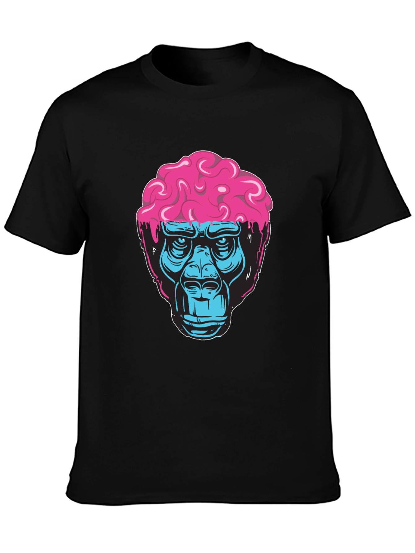 Brainy Gorilla Graphic Tee - Cool Mens T-Shirt