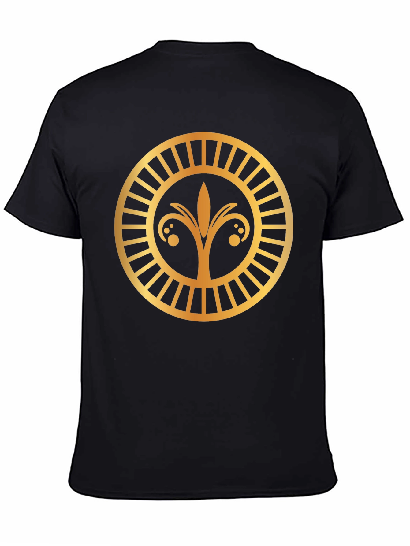 Golden Emblem Black T-Shirt