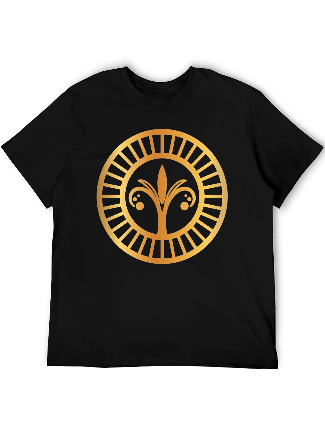 Golden Emblem Black T-Shirt