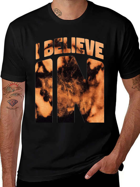 I Believe In... Graphic Tee - Mens Black T-Shirt