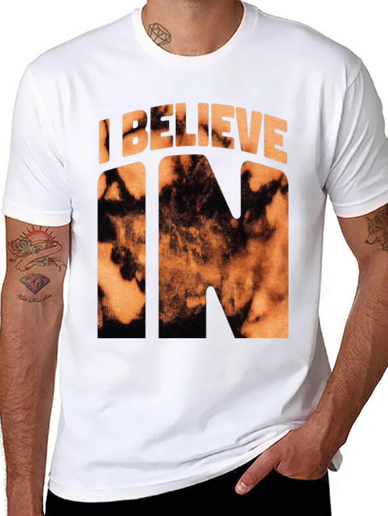 I Believe In... Graphic Tee - Mens Black T-Shirt