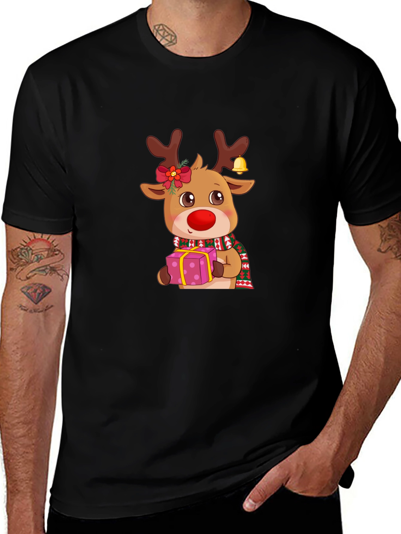 Christmas Reindeer Graphic Tee