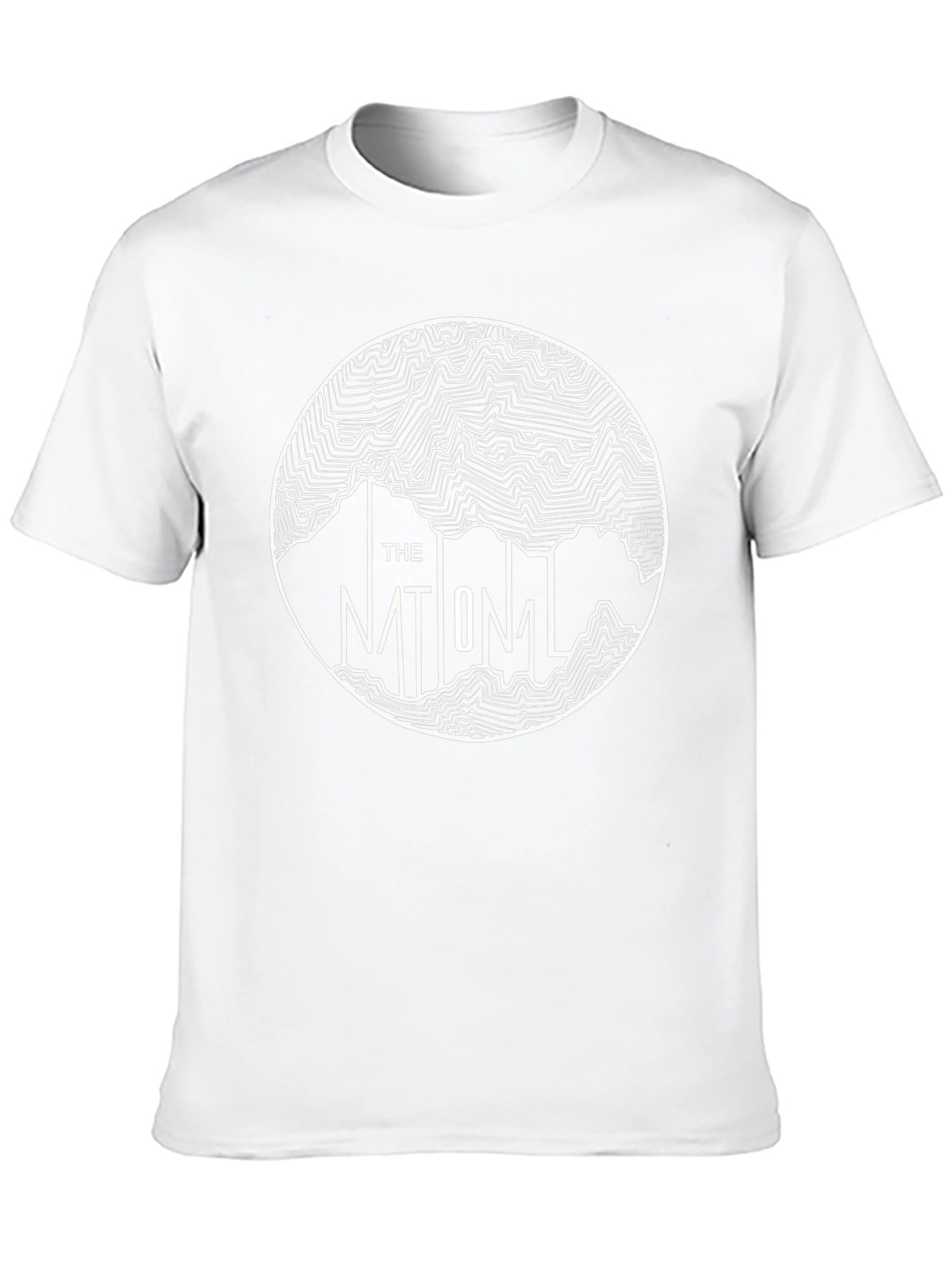 The National Band Topographic T-Shirt - Black