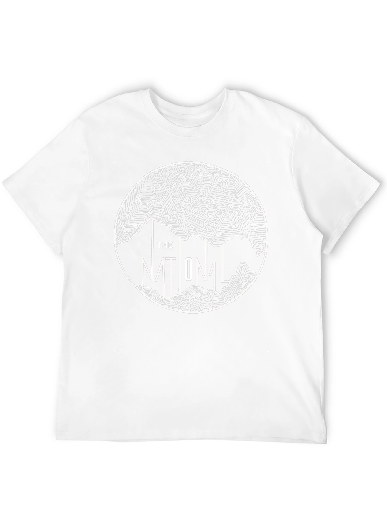 The National Band Topographic T-Shirt - Black