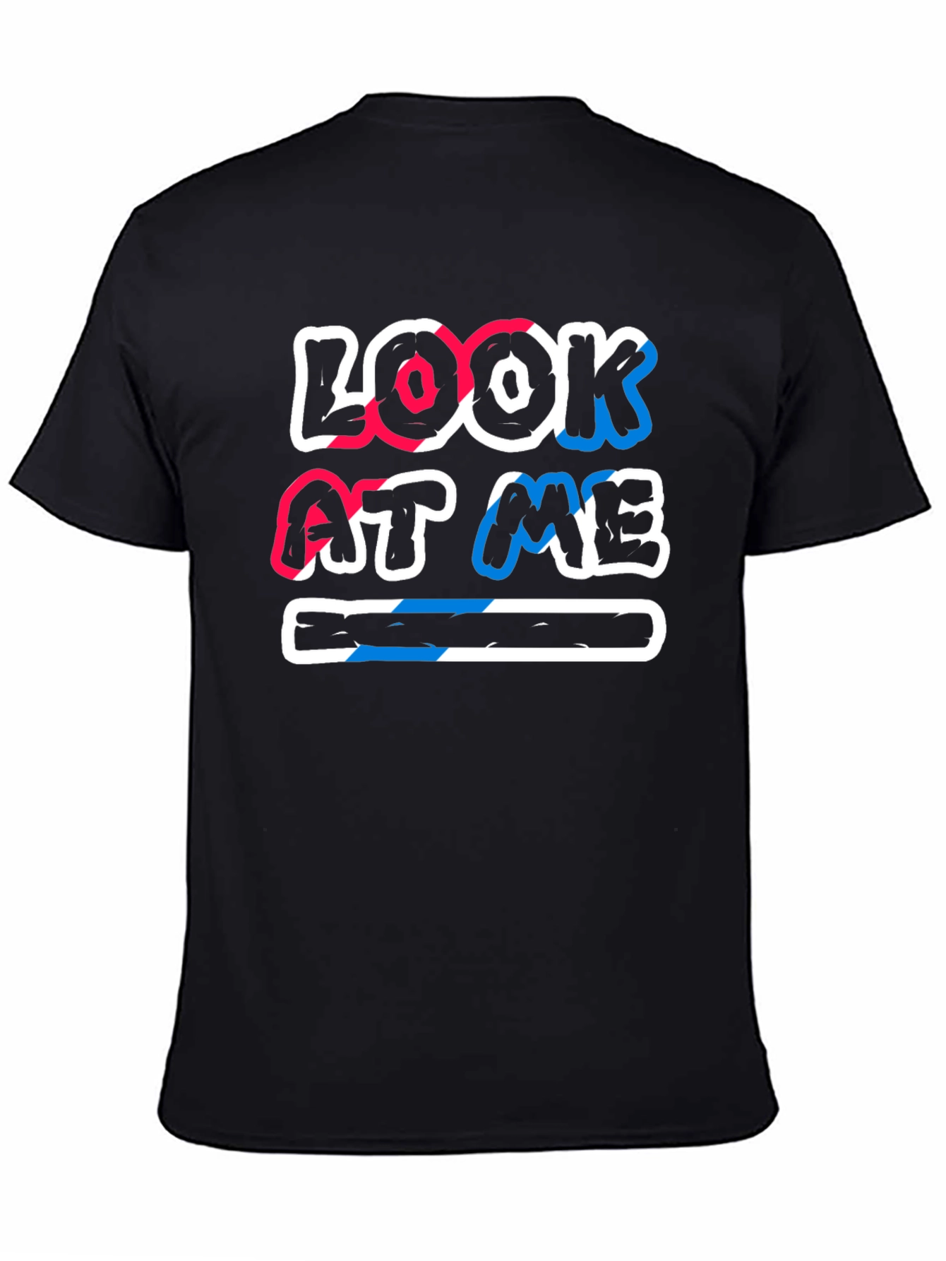 Look At Me Graphic T-Shirt - Casual Cotton Tee