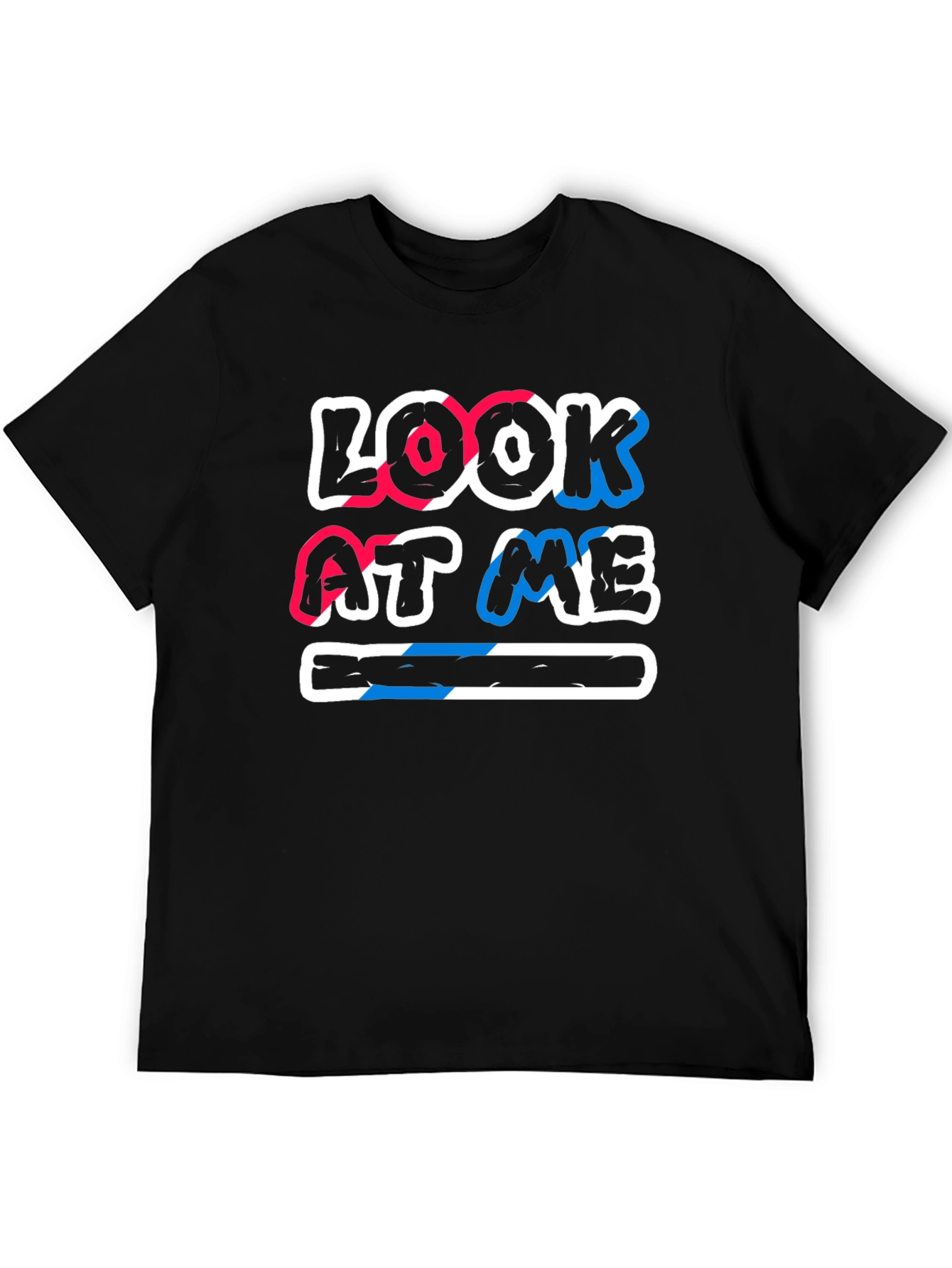 Look At Me Graphic T-Shirt - Casual Cotton Tee