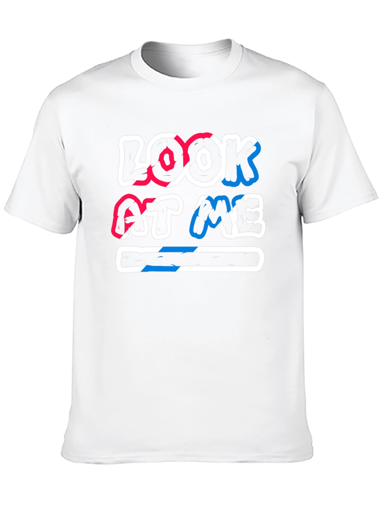 Look At Me Graphic T-Shirt - Casual Cotton Tee