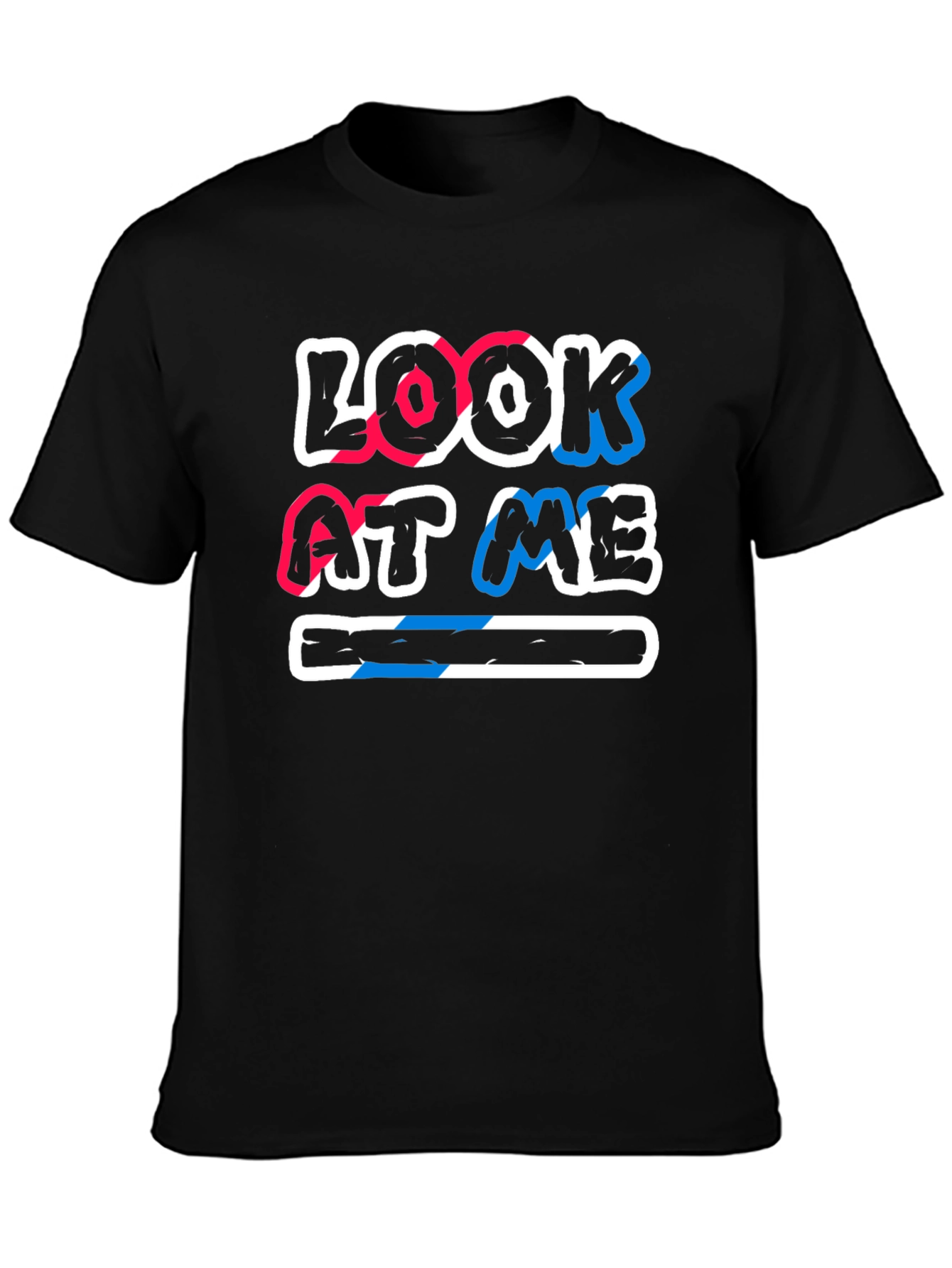 Look At Me Graphic T-Shirt - Casual Cotton Tee