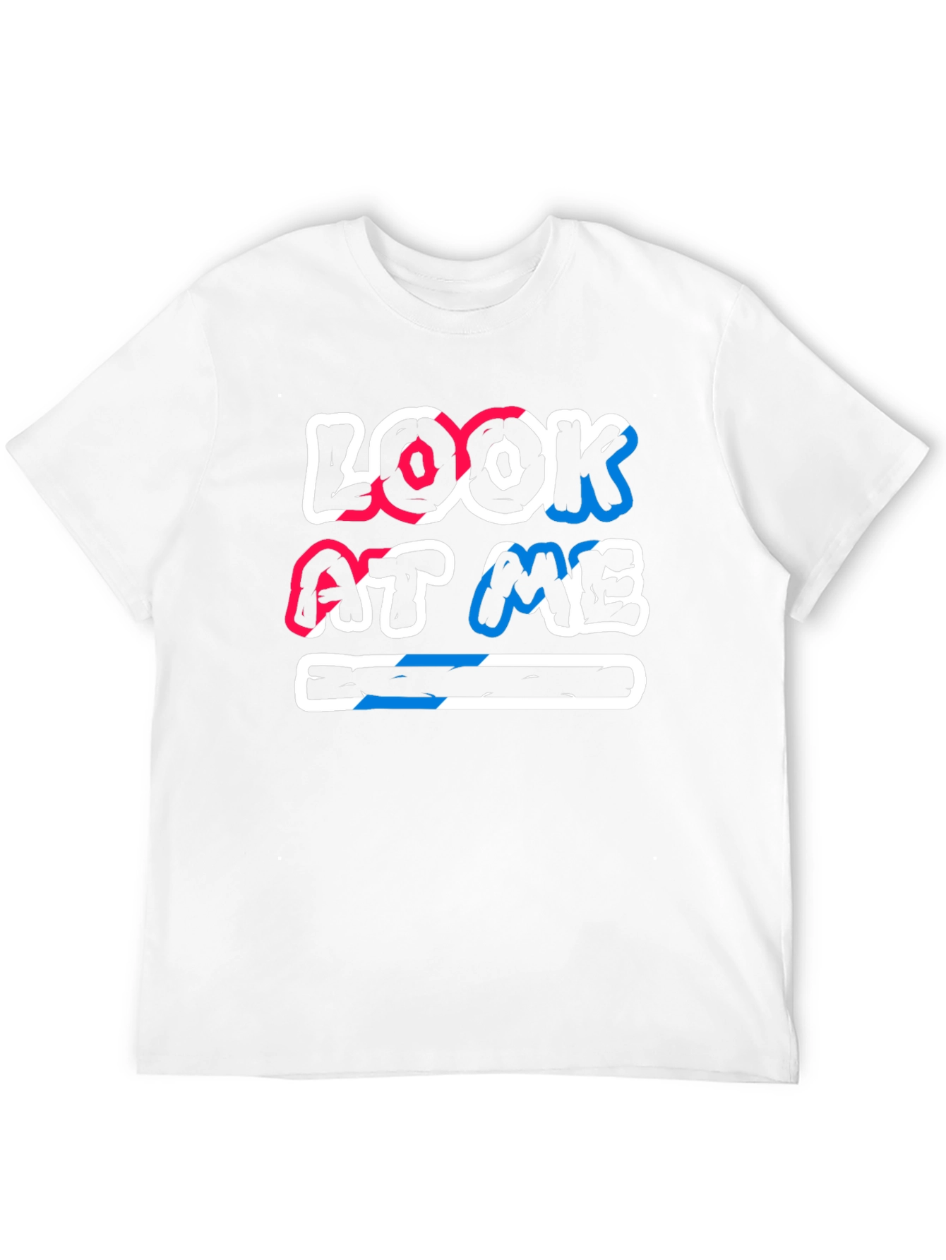 Look At Me Graphic T-Shirt - Casual Cotton Tee