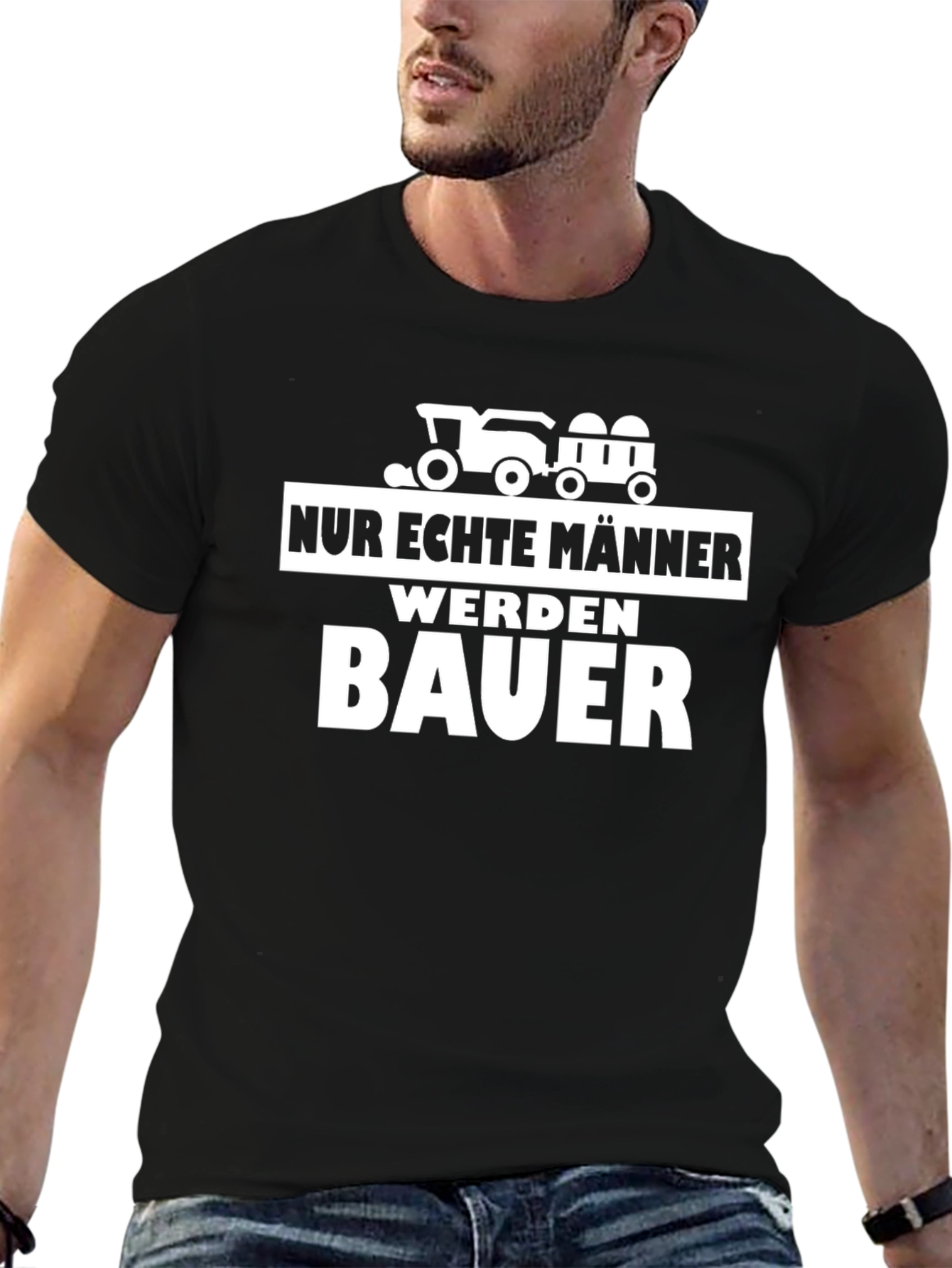 Mens Black BAUER Graphic Tee