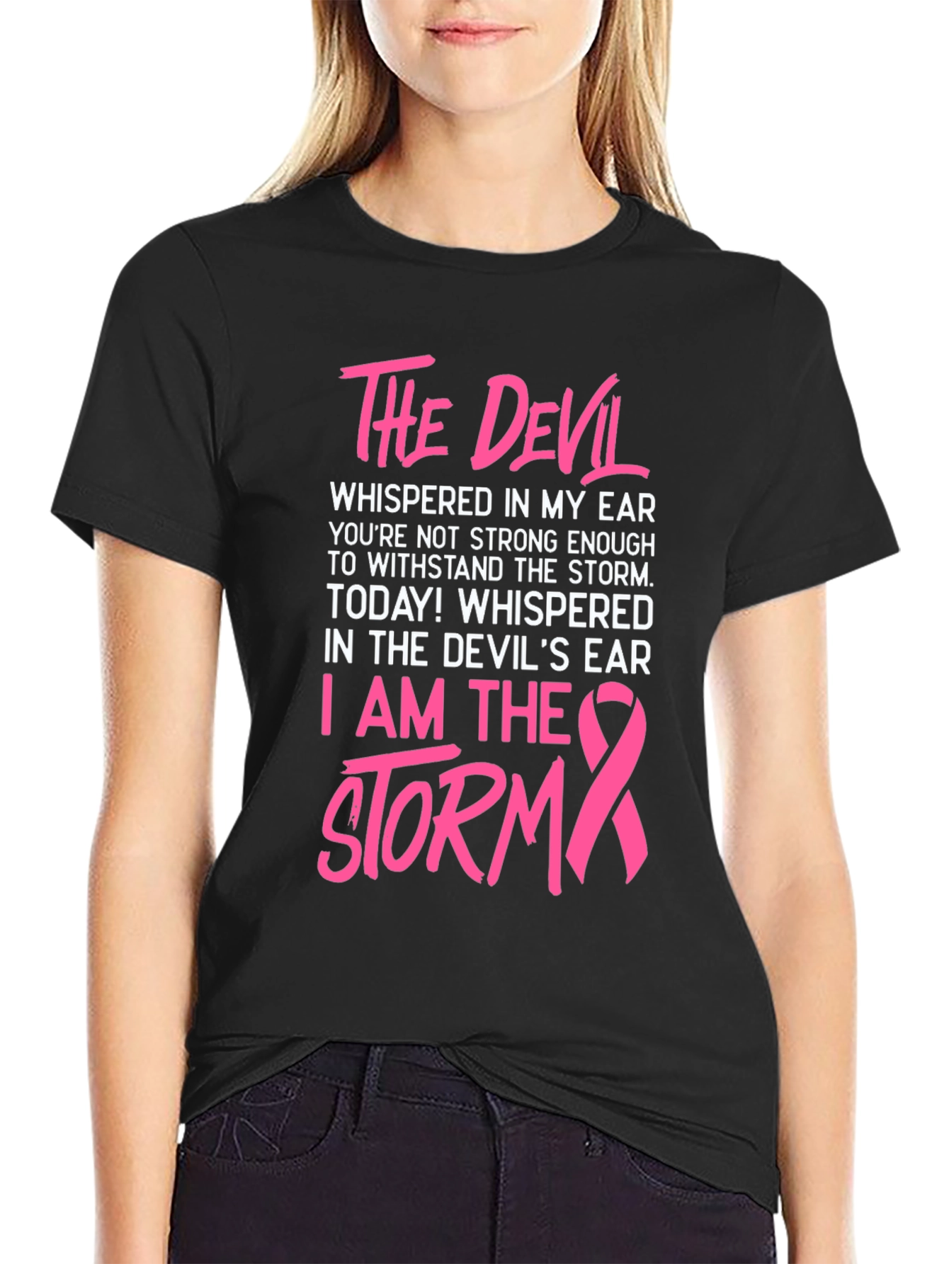 The Devil Whispered Graphic T-Shirt