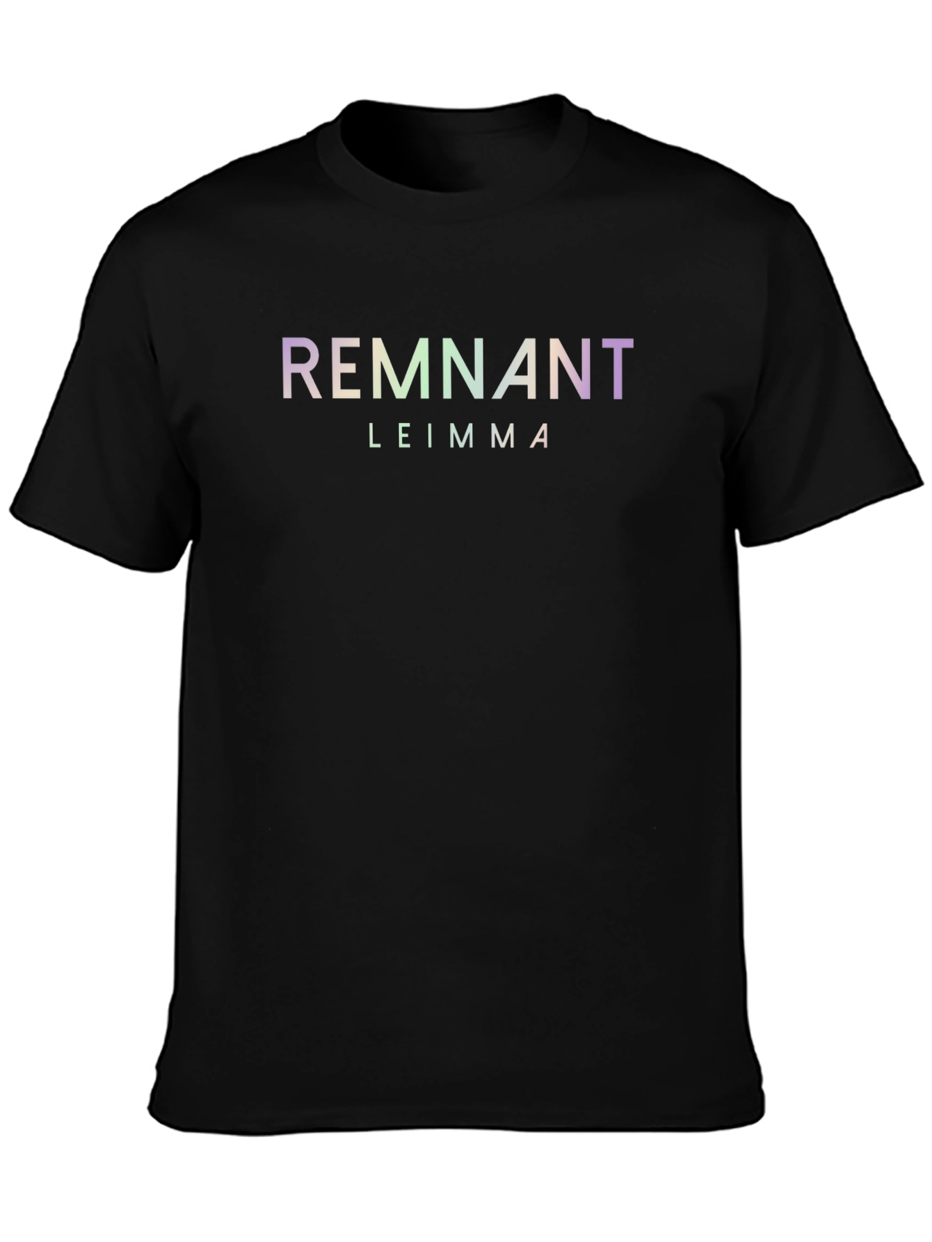 Remnant LEIMMA Black Crew Neck Short Sleeve T-Shirt