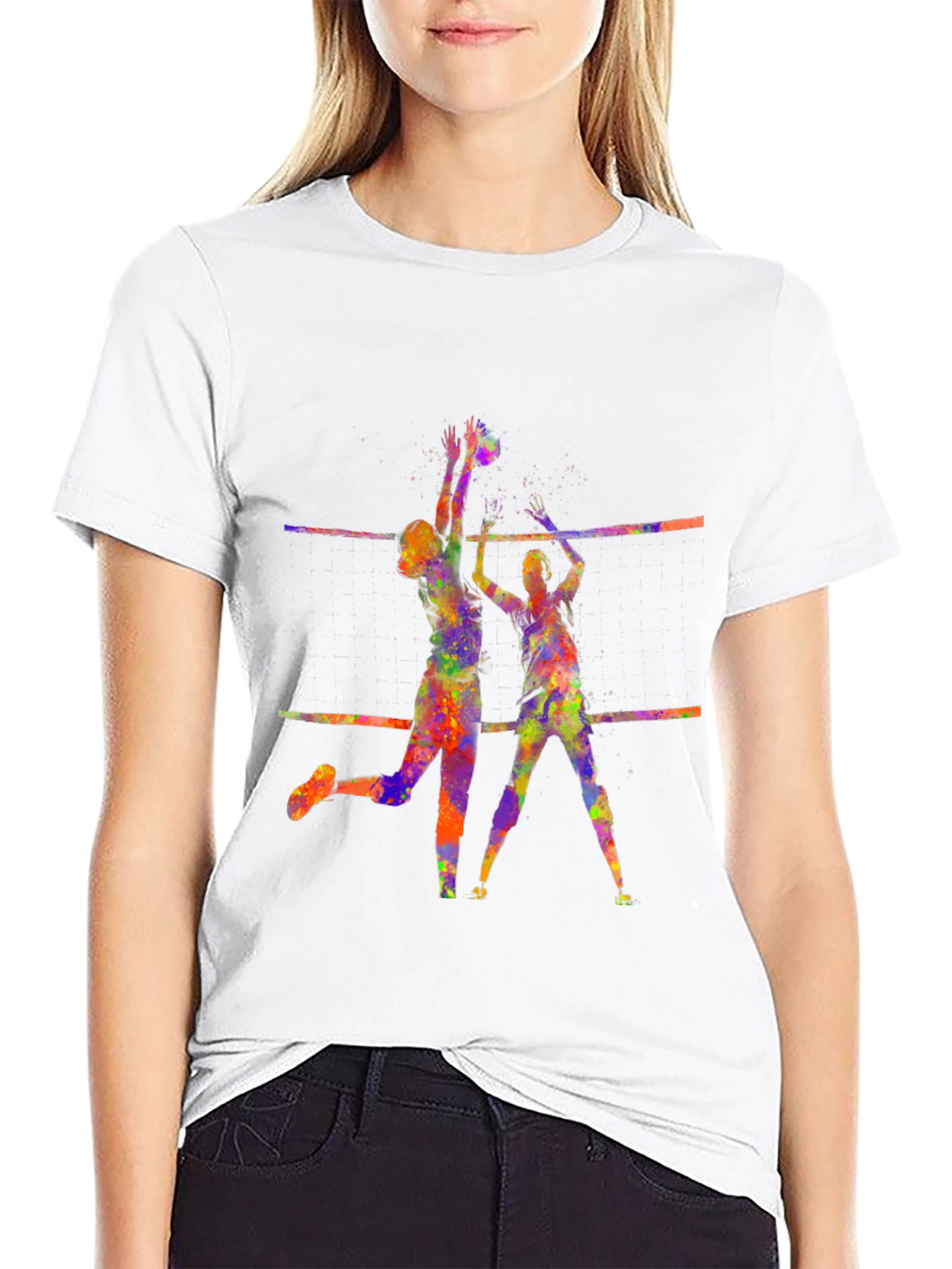 Volleyball Watercolor T-Shirt