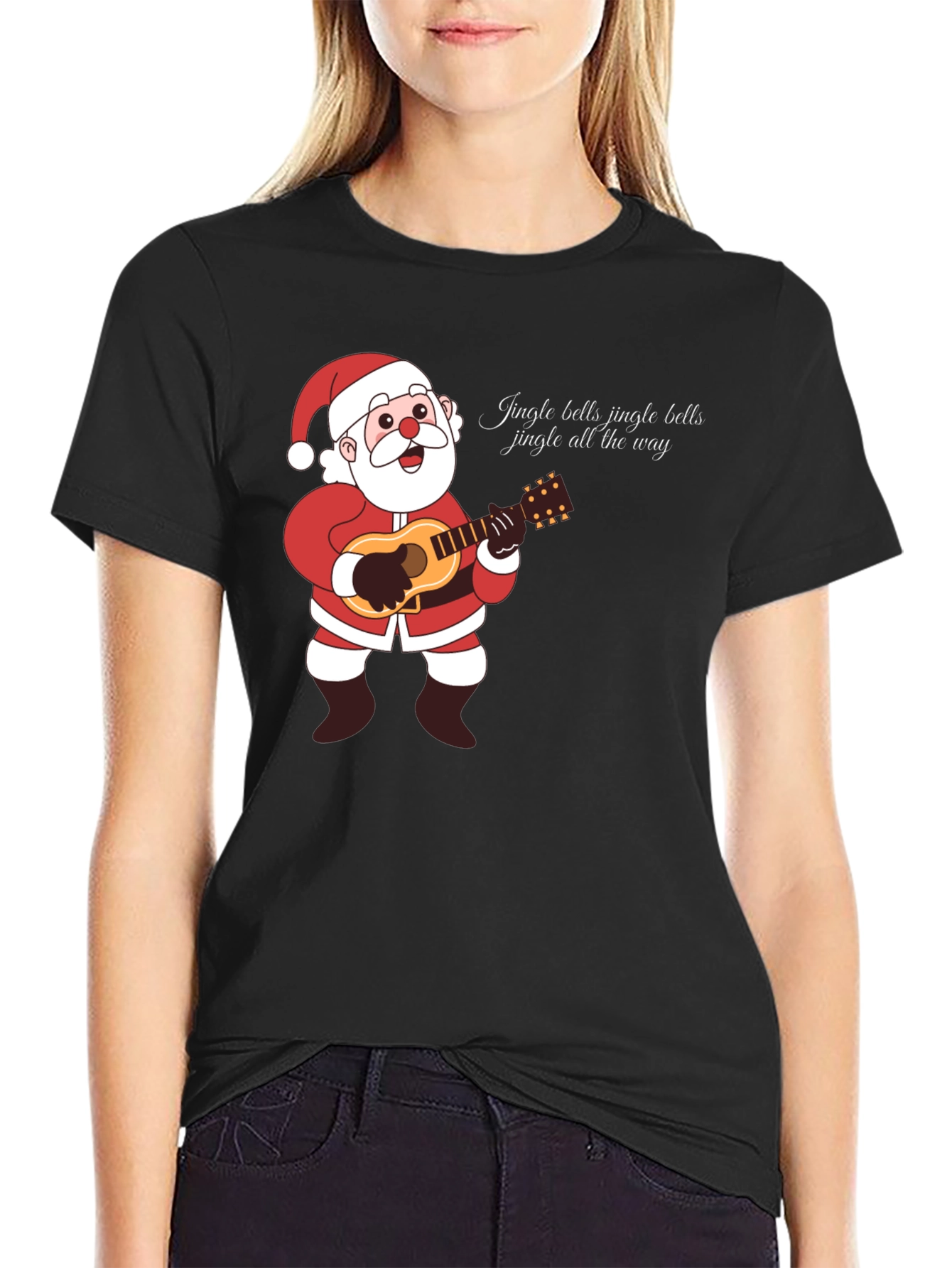 Jingle Bells Santa T-Shirt