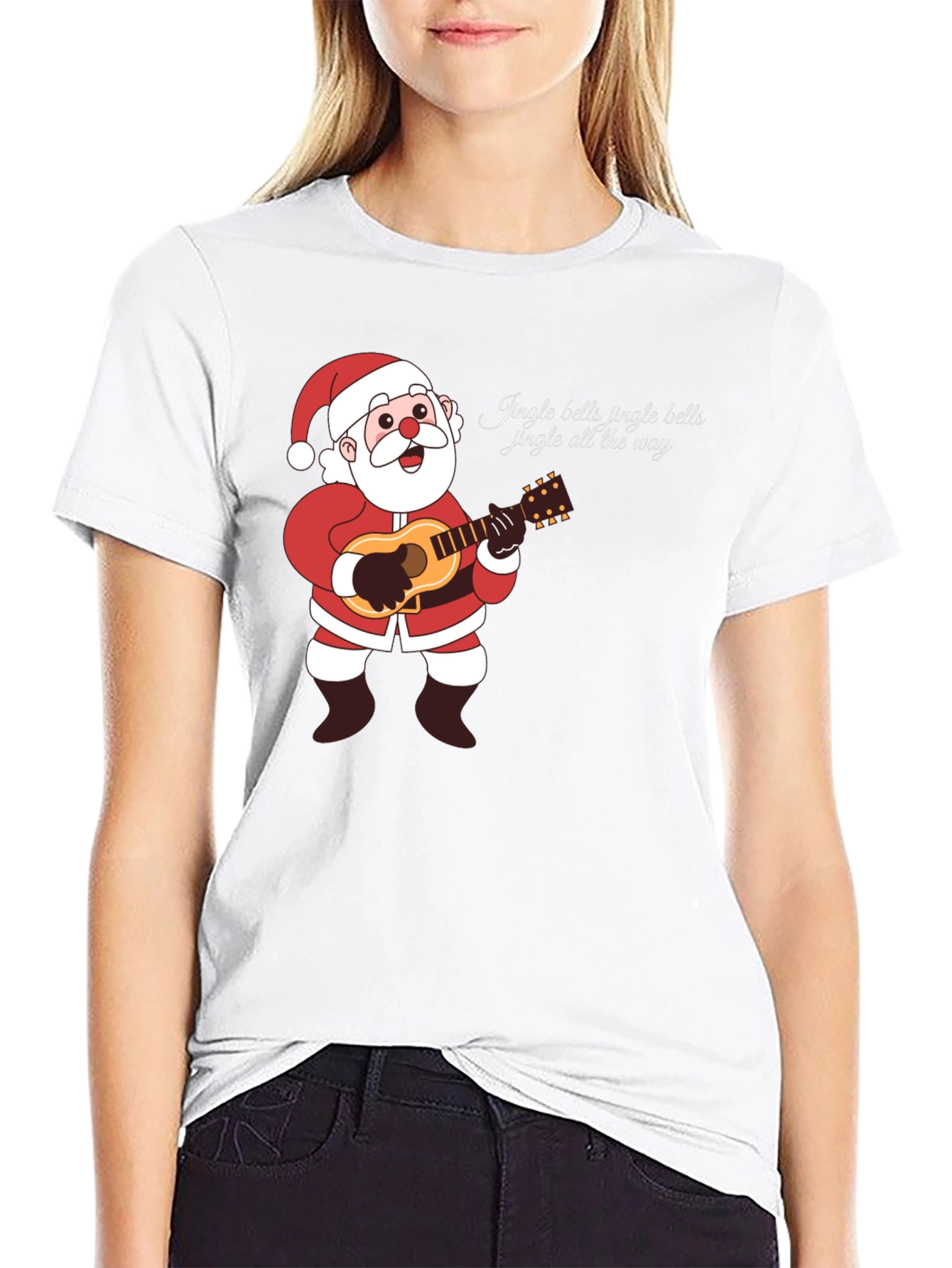 Jingle Bells Santa T-Shirt