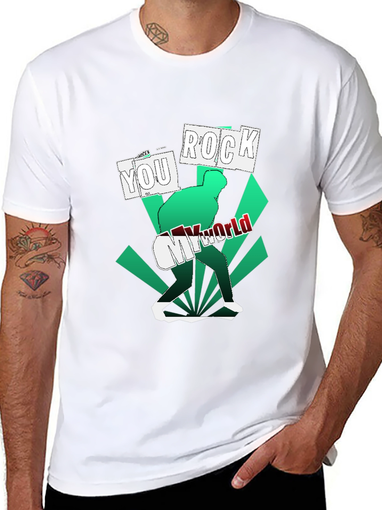 You Rock My World Graphic T-Shirt