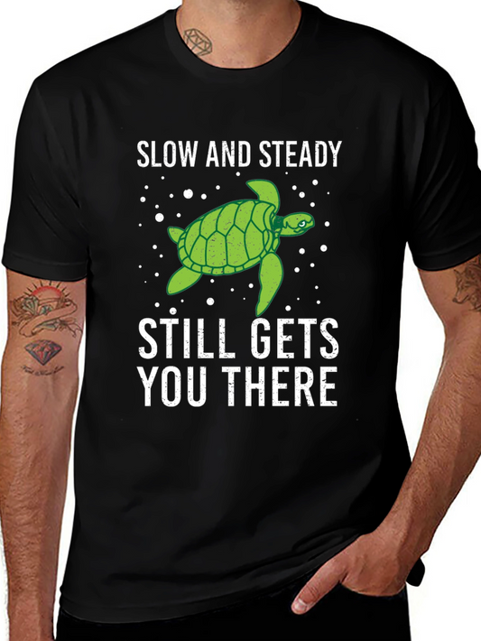 Slow & Steady Turtle Graphic Tee