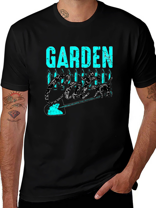 Garden Crew T-Shirt - Black Graphic Tee