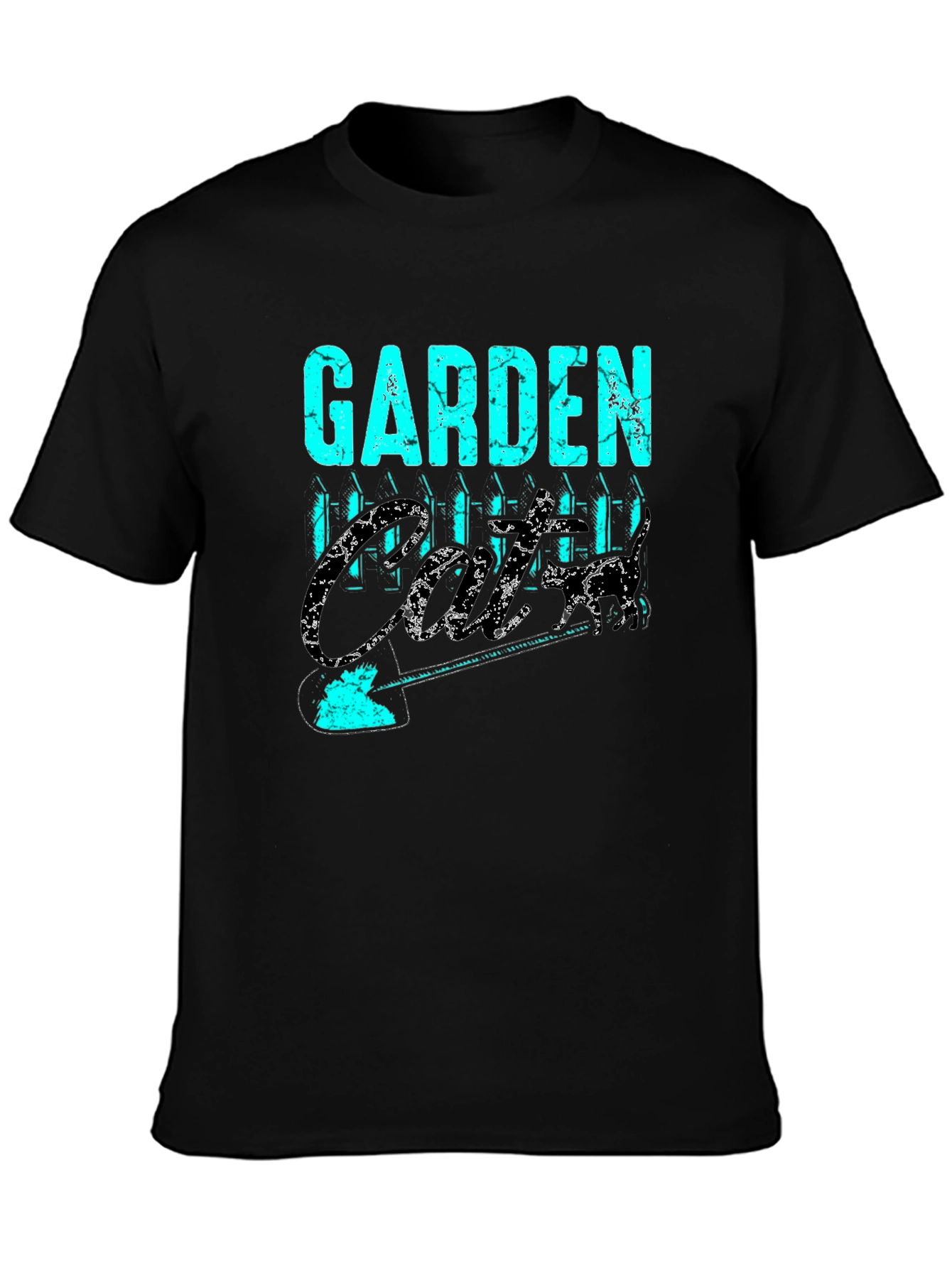 Garden Crew T-Shirt - Black Graphic Tee