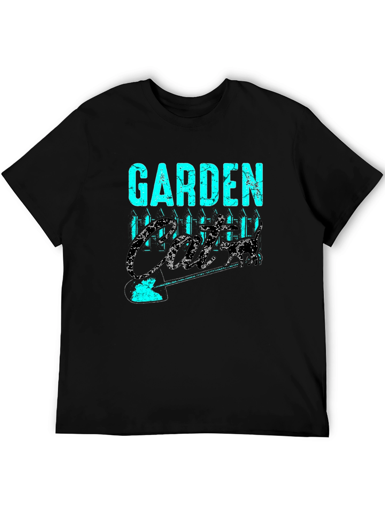 Garden Crew T-Shirt - Black Graphic Tee