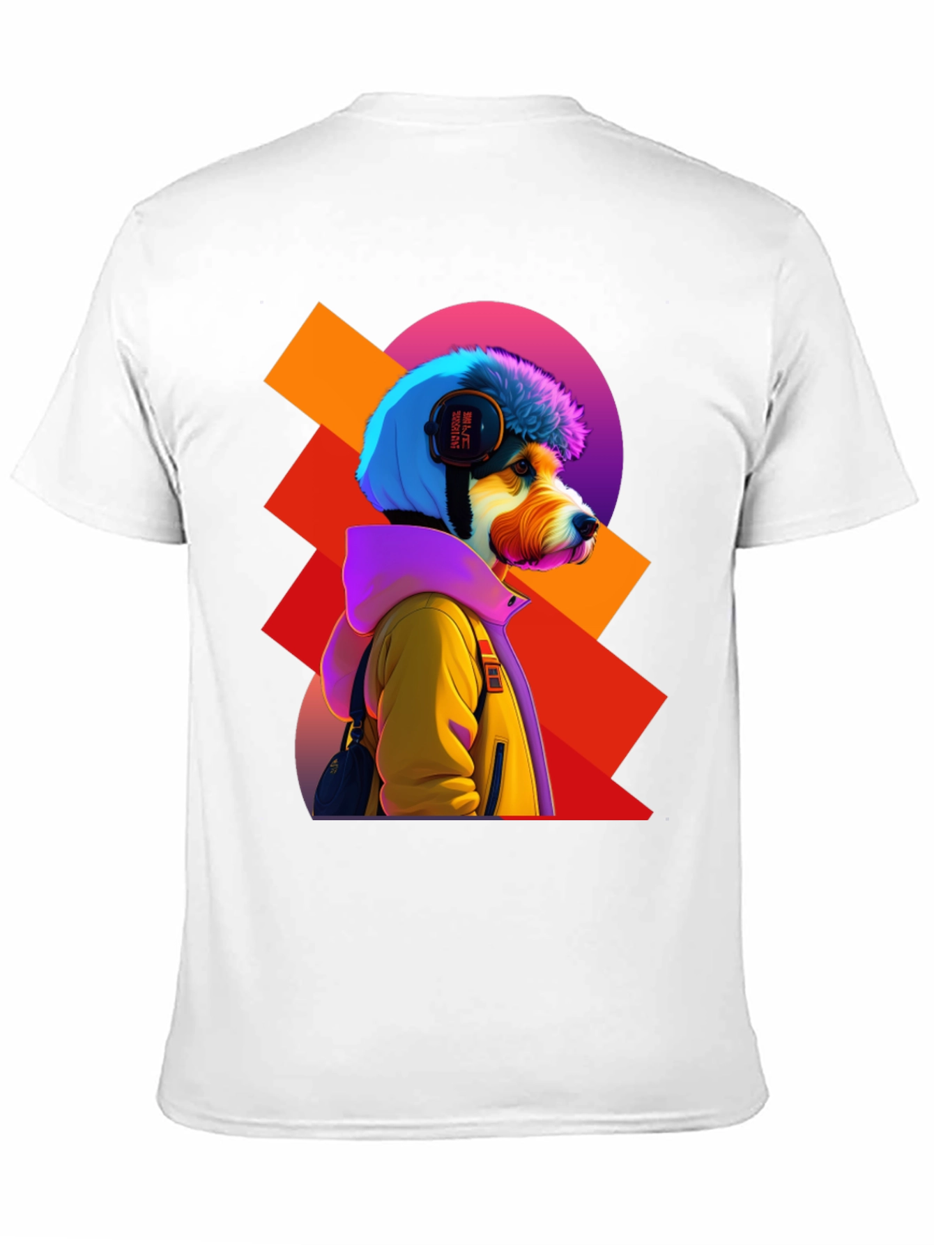 Cool Dog Tee: Retro Graphic Print