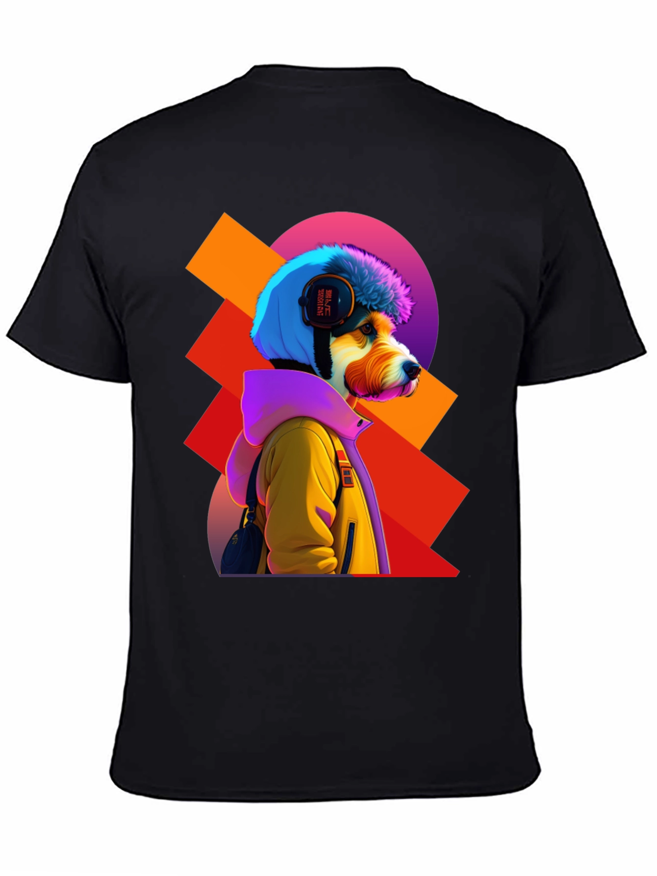 Cool Dog Tee: Retro Graphic Print