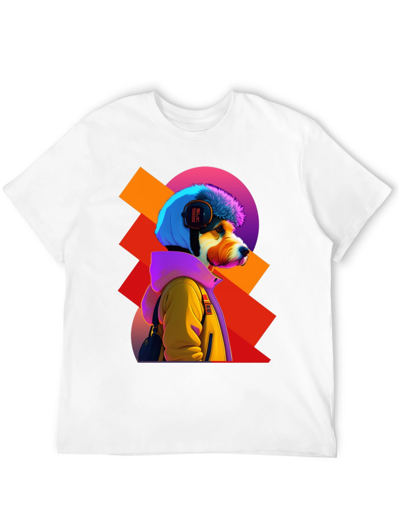 Cool Dog Tee: Retro Graphic Print