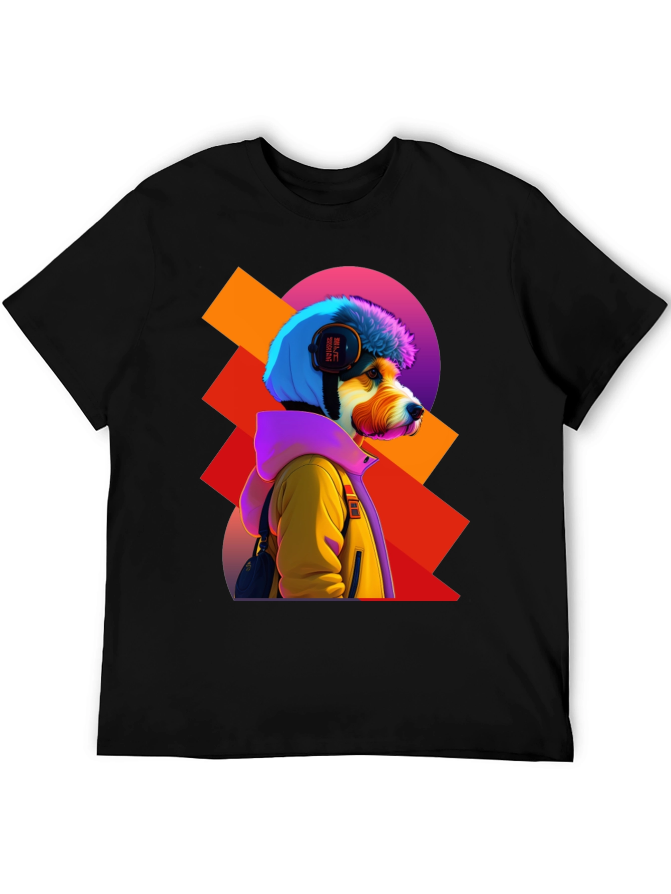 Cool Dog Tee: Retro Graphic Print