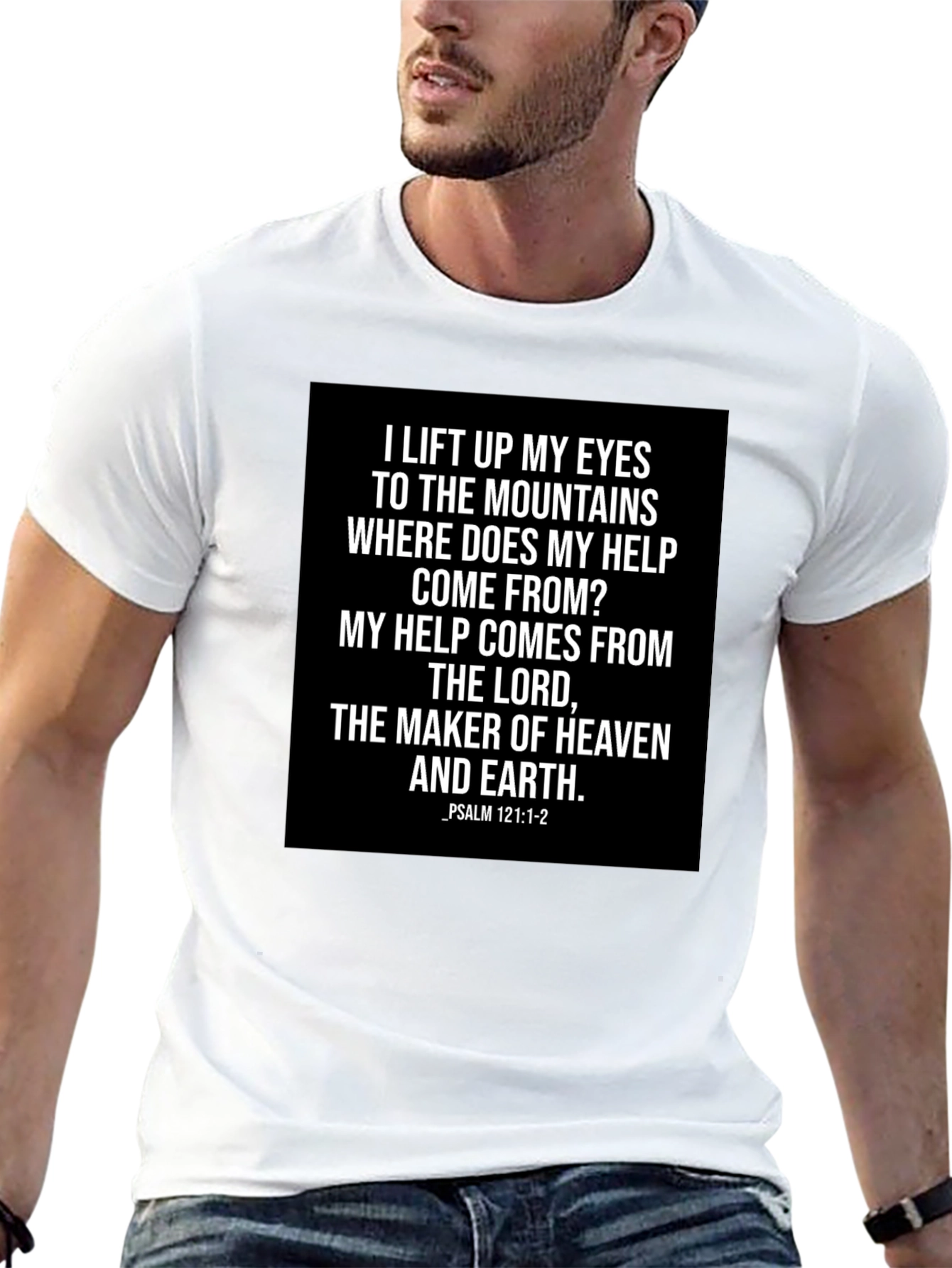 Faith-Based Tee: Psalm 121 Graphic T-Shirt