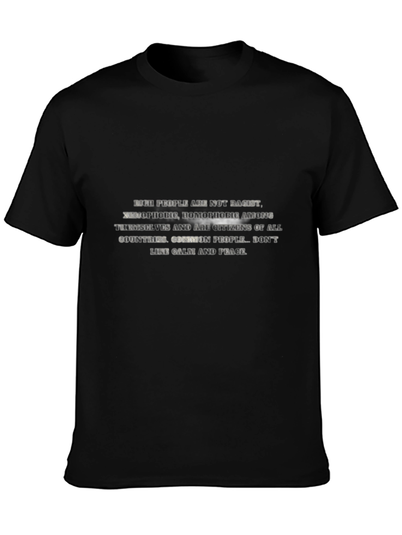 Statement Graphic T-Shirt - Peace & Calm