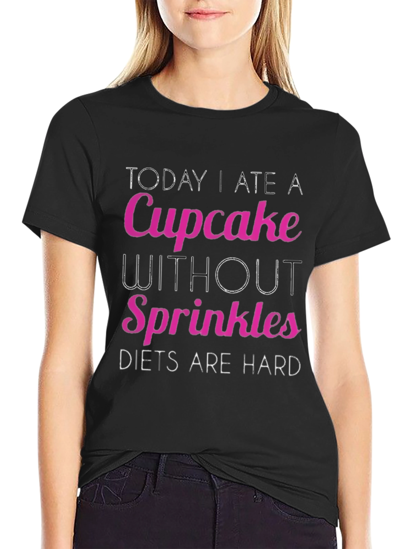 Cupcake Without Sprinkles Funny T-Shirt