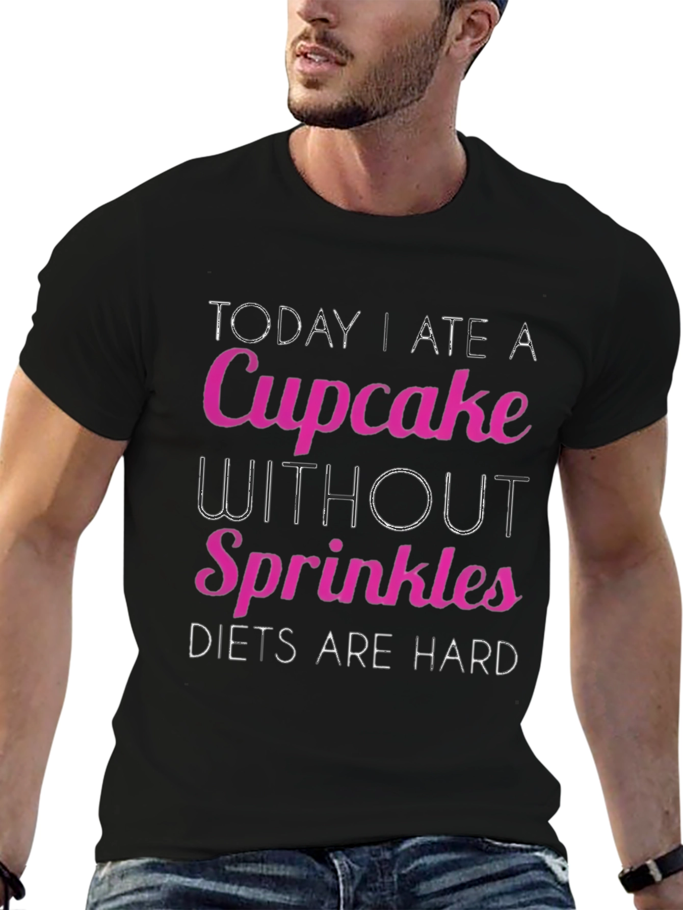 Cupcake Without Sprinkles Funny T-Shirt