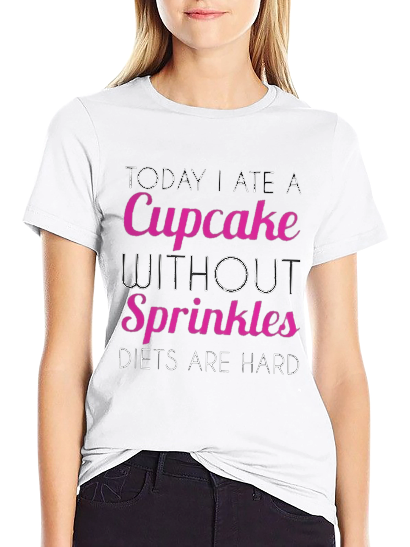 Cupcake Without Sprinkles Funny T-Shirt