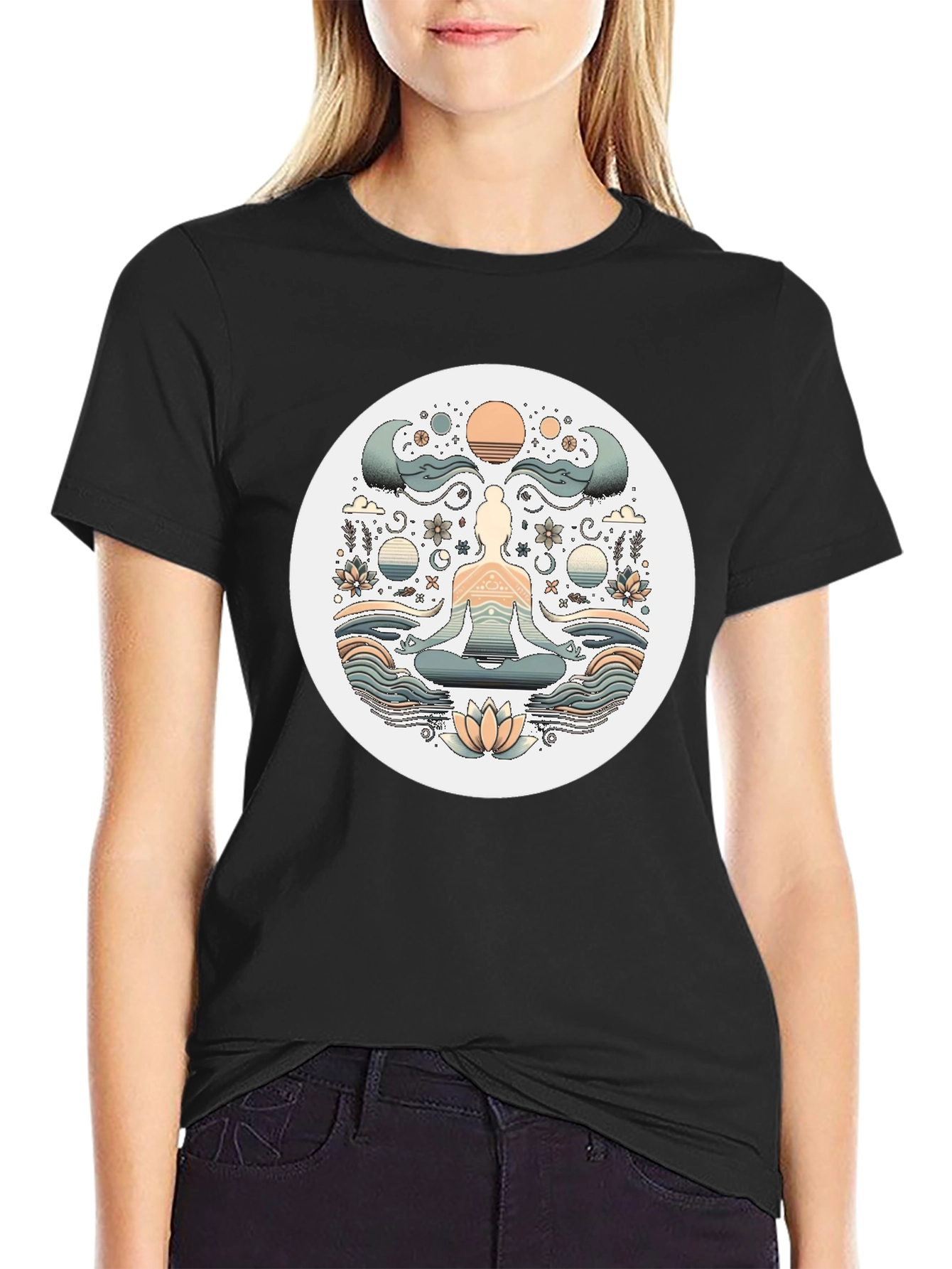 Meditative Lotus T-Shirt