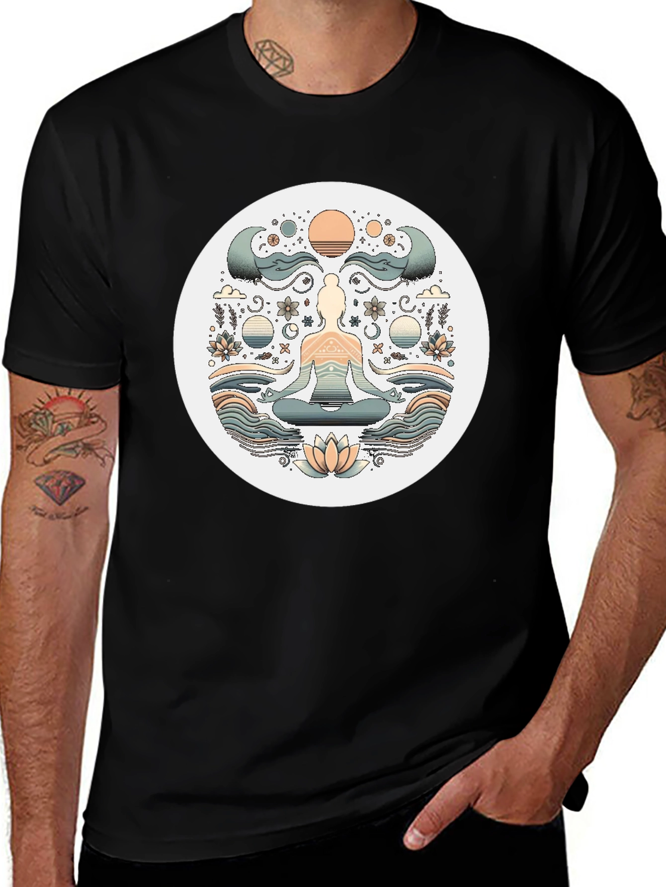 Meditative Lotus T-Shirt
