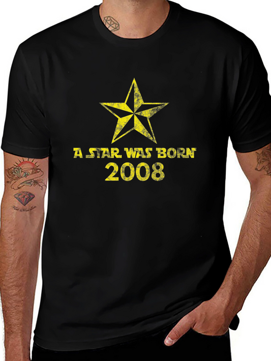 A Star Was Born 2008 Graphic Tee - Black
