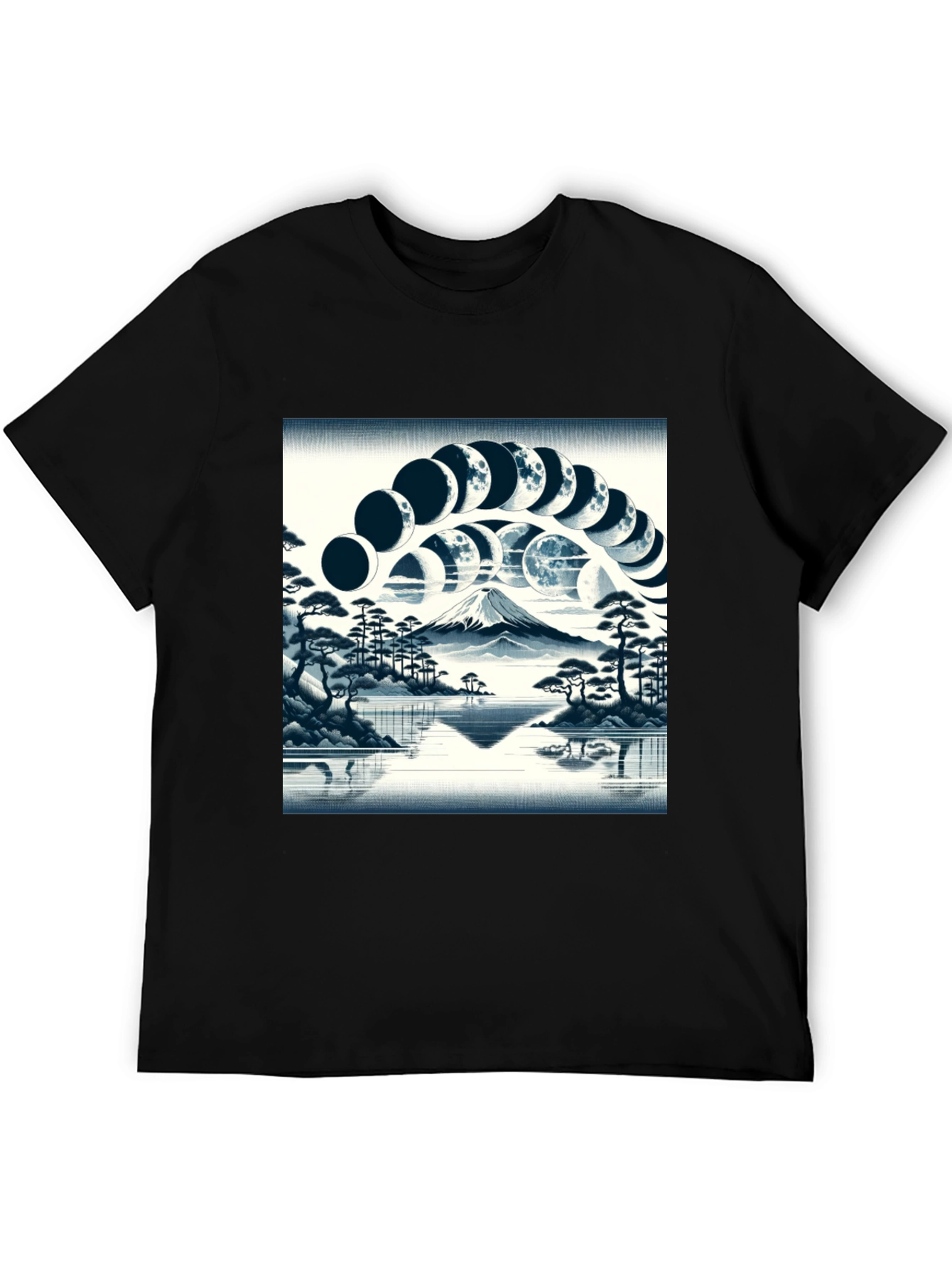 Moon Phase Mountain T-Shirt