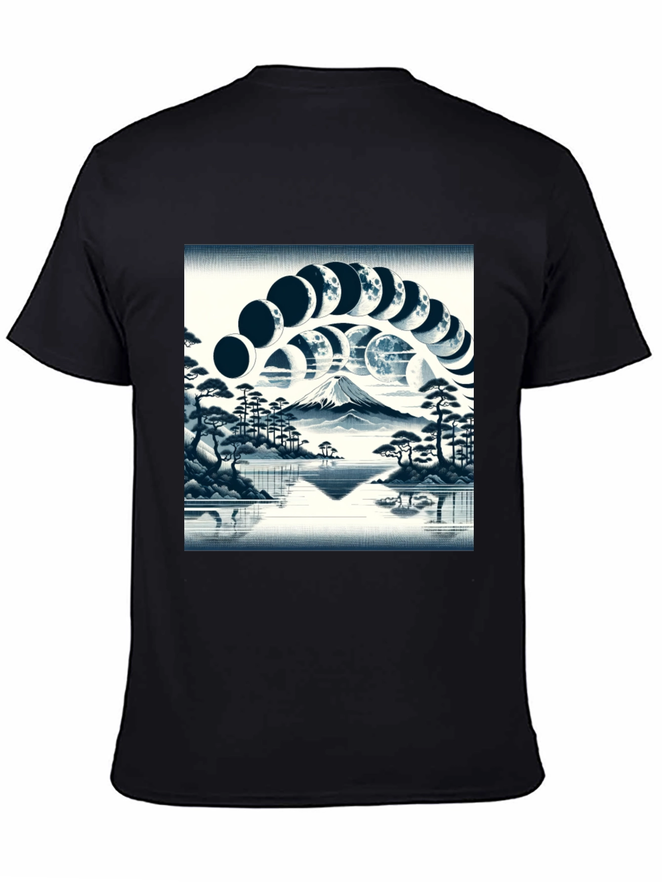 Moon Phase Mountain T-Shirt