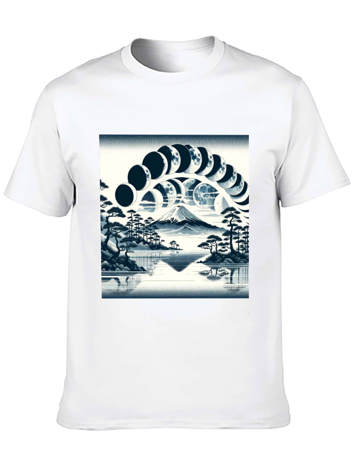 Moon Phase Mountain T-Shirt
