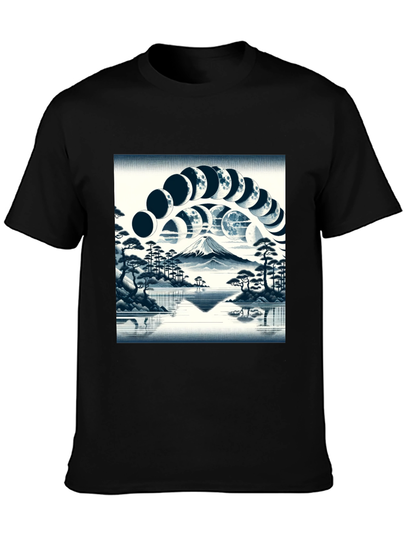 Moon Phase Mountain T-Shirt