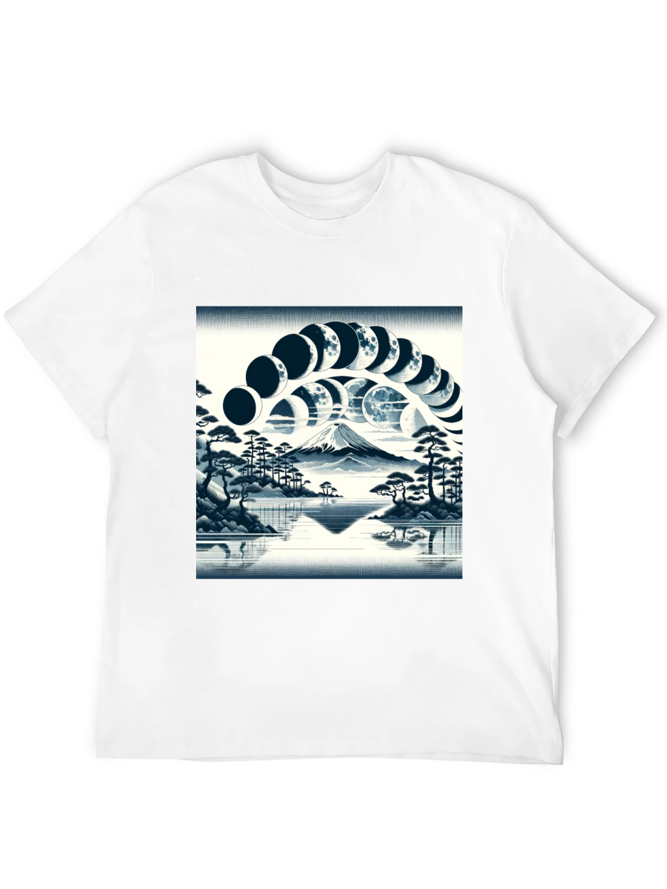 Moon Phase Mountain T-Shirt