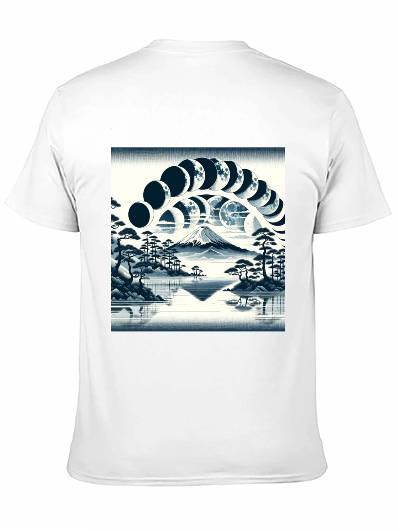 Moon Phase Mountain T-Shirt
