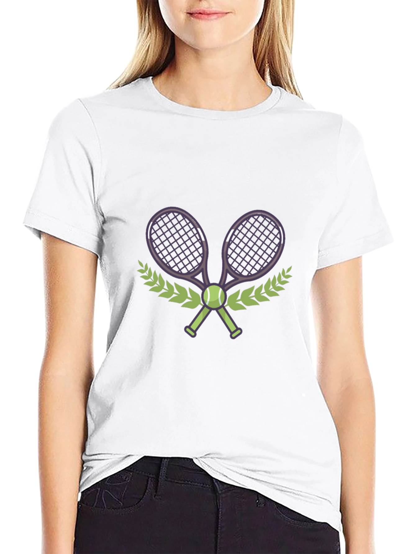 Tennis Racket Graphic T-Shirt